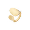 Reflexion 925 Sterling Silver Ring Gold Plated - High-quality jewelry for elegant occasions